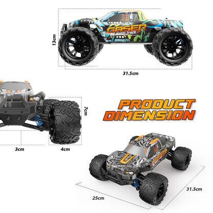 9000E 1:14 Full Scale Remote Control 4WD High Speed Car, 9000E(Graffiti Black), 9000E(Graffiti Blue)