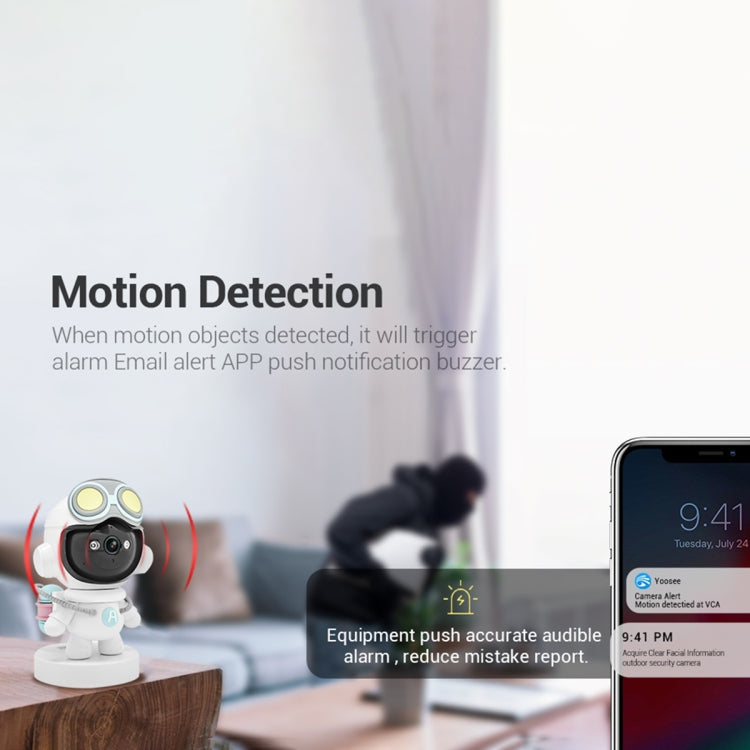 ESCAM PT211 Motion Detection & Tracking 2MP Sound Alarm Cloud Storage Two-way Audio Night Vision WiFi Camera, EU Plug, US Plug, UK Plug, AU Plug