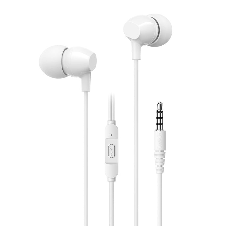 USAMS US-SJ594 EP-47 3.5mm In-Ear Wired Earphone, Length: 1.2m, EP-47 (Black), EP-47 (White)