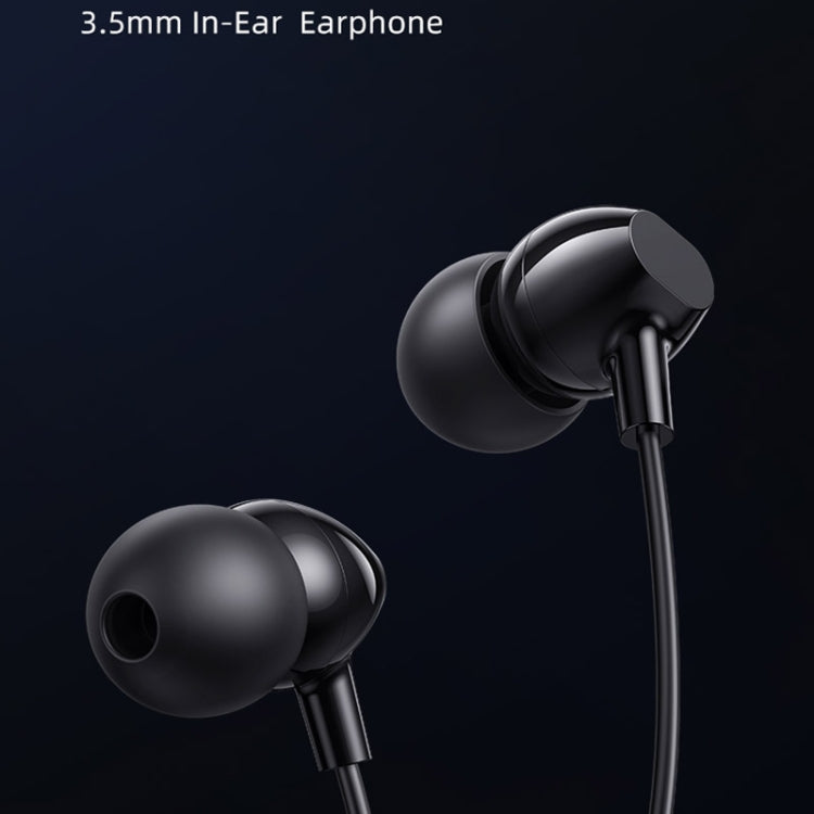 USAMS US-SJ594 EP-47 3.5mm In-Ear Wired Earphone, Length: 1.2m, EP-47 (Black), EP-47 (White)