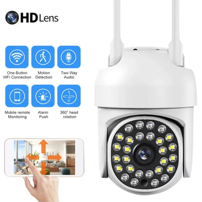 A13 1080P 28 Lights Smart PTZ Camera Supports Two-way Voice Intercom, PTZ