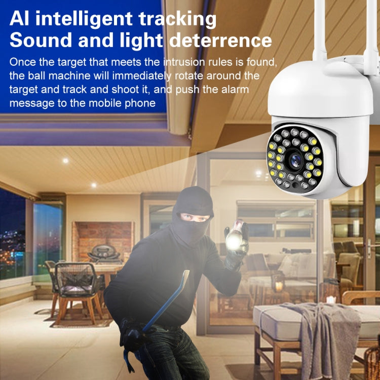 A13 1080P 28 Lights Smart PTZ Camera Supports Two-way Voice Intercom, PTZ