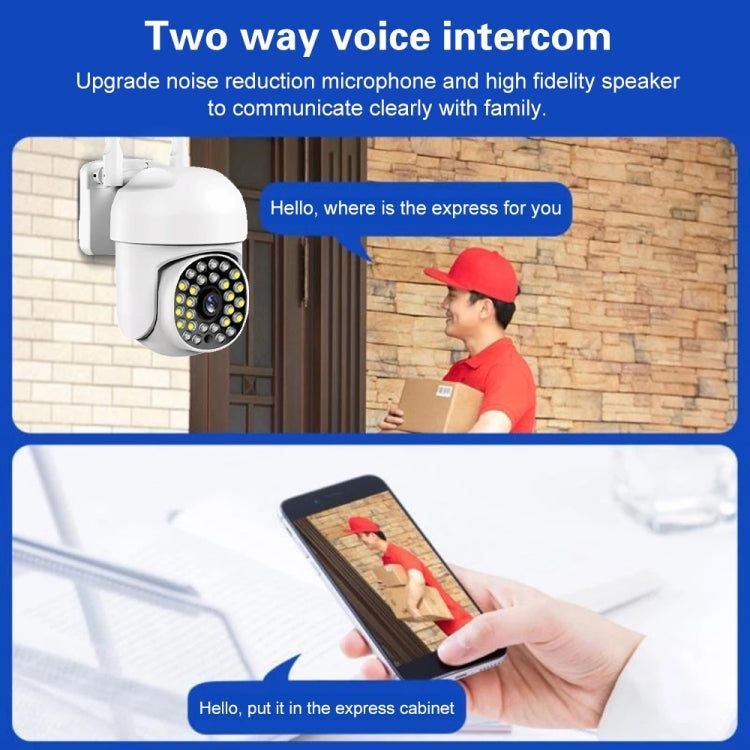 A13 1080P 28 Lights Smart PTZ Camera Supports Two-way Voice Intercom, PTZ