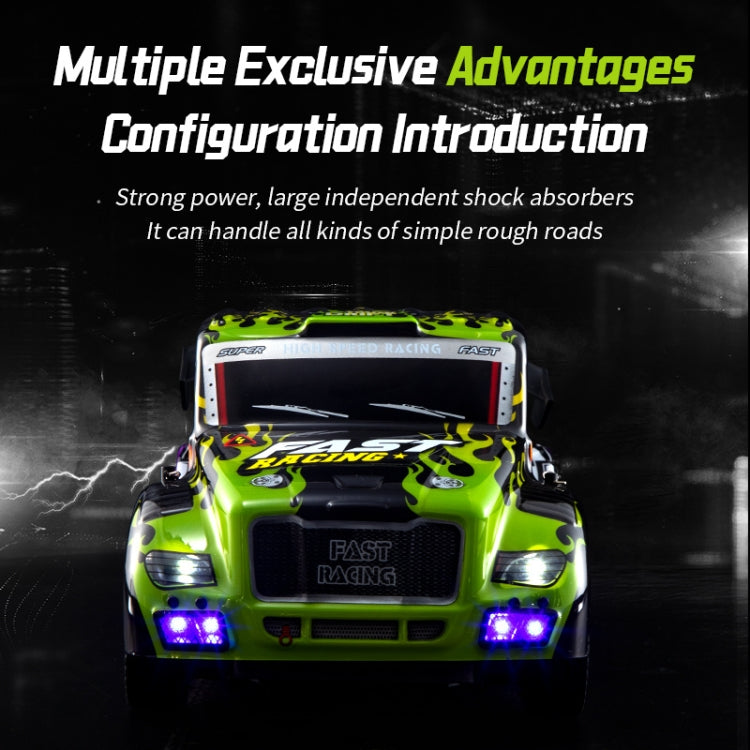JJR/C Q131 Full Scale 4WD Flat Running Drift Remote Control Car, Q131 / Green, Q131 / Orange