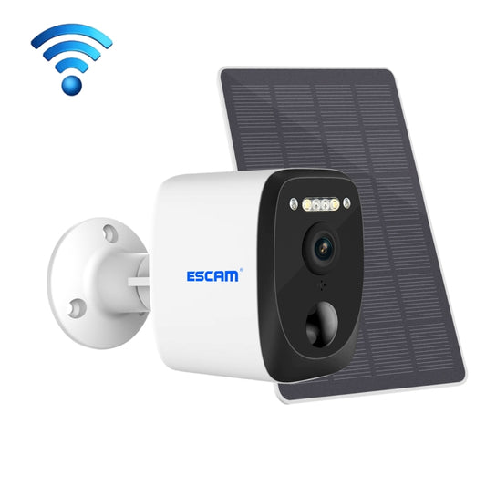 ESCAM QF370 3MP Cloud Storage PT WIFI Solar Panel IP Camera with PIR Alarm Support Night Vision & Two Way Audio, QF370