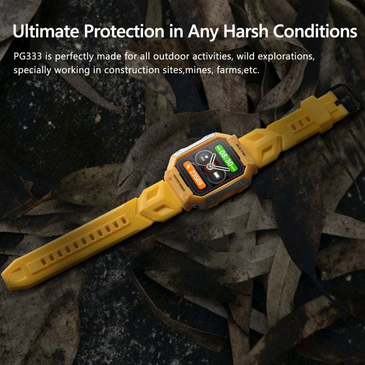 PG333 1.91 inch Waterproof Smart Sports Watch Support Heart Rate Monitoring / Blood Pressure Monitoring