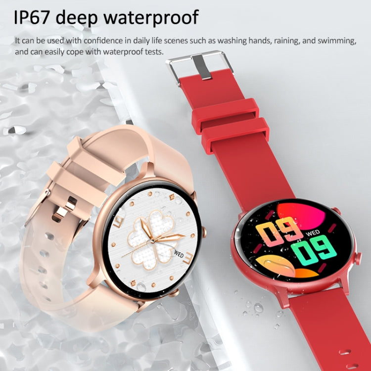 HT12 1.57 inch Silicone Band IP67 Waterproof Smart Watch, Support Bluetooth Calling / Sleep Monitoring, Silicone Band (Black), Silicone Band (Red), Silicone Band (Pink), Silicone Band (Green)