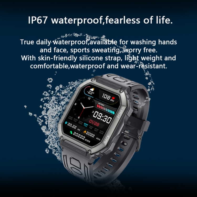 K6 1.8 inch IP67 Waterproof Smart Watch, Support Heart Rate / Sleep Monitoring