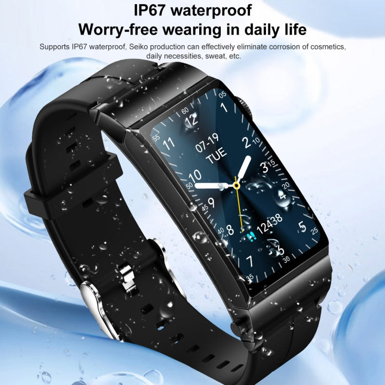 M6 1.5 inch Steel Band Earphone Detachable IP68 Waterproof Smart Watch Support Bluetooth Call, Steel Band (Black), Steel Band (Gold)