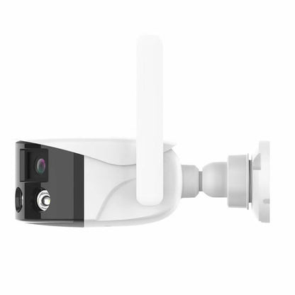 Q38 WIFI Humanoid Recognition AI Alarm 180 Degree Dual 2MP IP Camera, AU Plug, US Plug, EU Plug, UK Plug