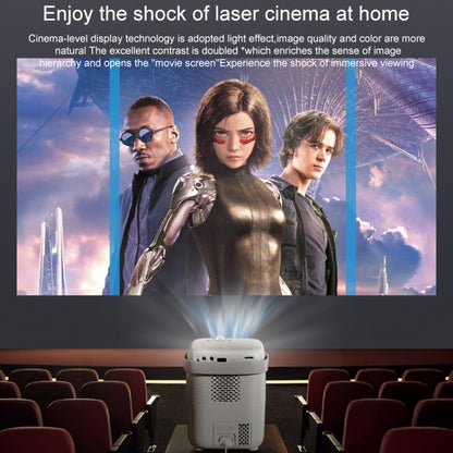 A007 Portable 1280 x 720 HD 113 ANSI Smart LED Projector, AU Plug, EU Plug, UK Plug, US Plug