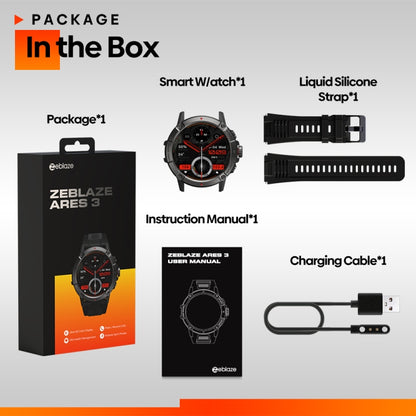 Zeblaze Ares 3 1.52 inch IPS Screen Smart Watch Supports Health Monitoring / Voice Calls