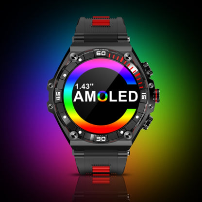 CT18 1.43 inch AMOLED Screen Smart Watch Supports Bluetooth Call/Blood Oxygen Detection