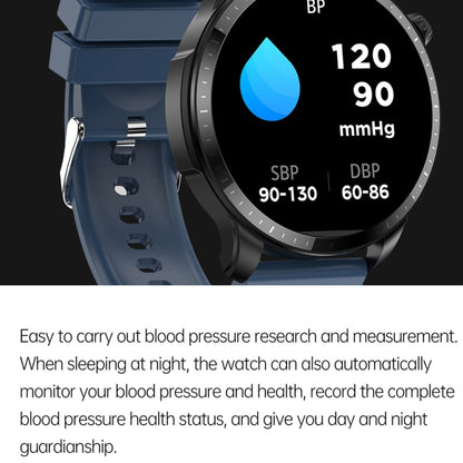 T52 1.39 inch IP67 Waterproof Silicone Band Smart Watch Supports Bluetooth Call / Blood Oxygen / Body Temperature Monitoring, Silicone Band (Blue), Silicone Band (Black), Leather Band (Red)