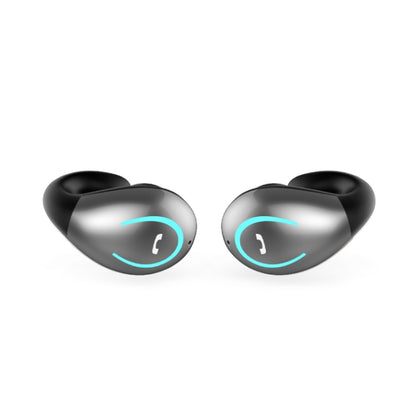 YX08 Ultra-light Ear-hook Stereo Wireless V5.0 Bluetooth Earphones, Binaural, Double