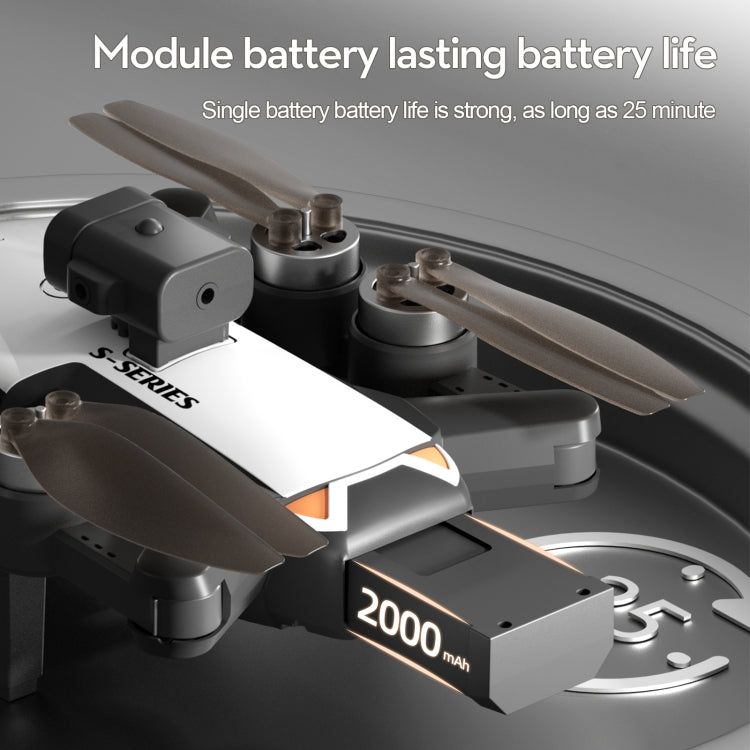 LS-S2S Obstacle Avoidance Brushless Dual Lens Aerial Photography Folding Drone, LS-S2S 4K, LS-S2S 6K