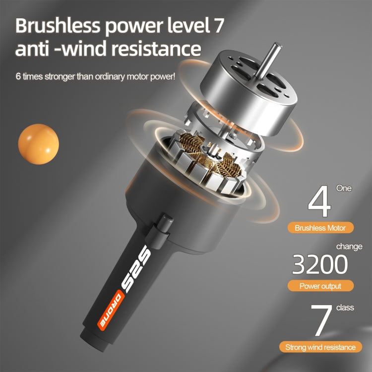 LS-S2S Obstacle Avoidance Brushless Dual Lens Aerial Photography Folding Drone, LS-S2S 4K, LS-S2S 6K