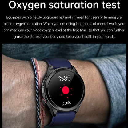 TK22 1.39 inch IP67 Waterproof Silicone Band Smart Watch Supports ECG / Non-invasive Blood Sugar, Silicone Band (Black), Silicone Band (Blue), Silicone Band (Red)