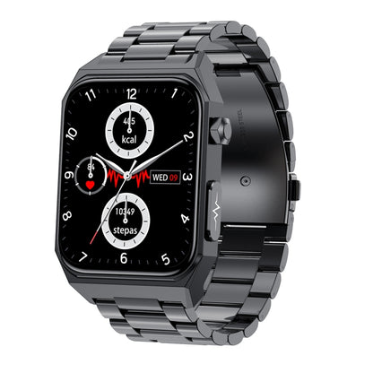 E530 1.91 inch IP68 Waterproof Steel Band Smart Watch Supports ECG / Non-invasive Blood Sugar