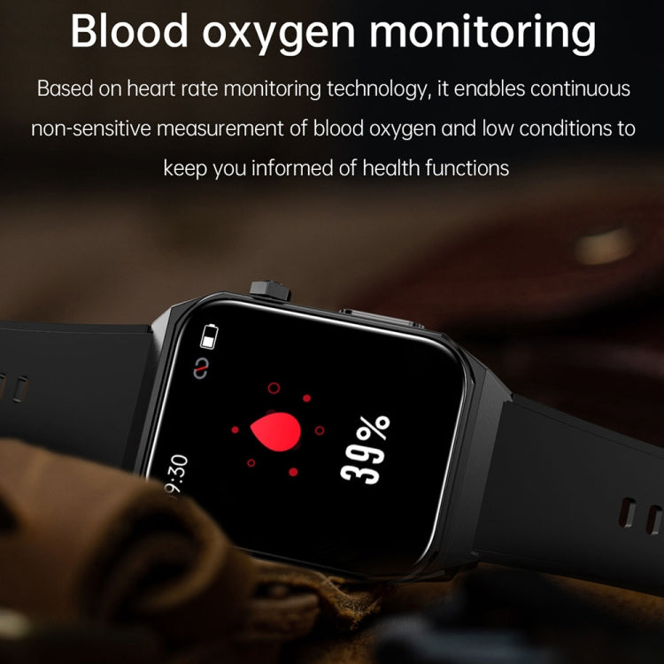 E530 1.91 inch IP68 Waterproof Steel Band Smart Watch Supports ECG / Non-invasive Blood Sugar