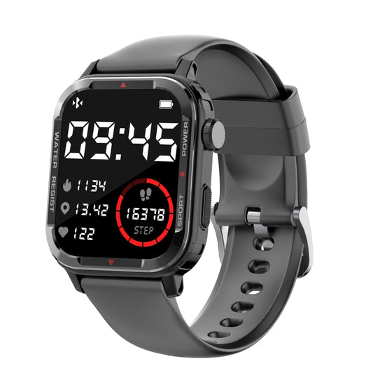 G96 1.85 inch HD Square Screen Rugged Smart Watch Support Bluetooth Calling/Heart Rate Monitoring/Blood Oxygen Monitoring, G96