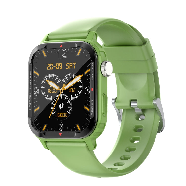 G96 1.85 inch HD Square Screen Rugged Smart Watch Support Bluetooth Calling/Heart Rate Monitoring/Blood Oxygen Monitoring, G96