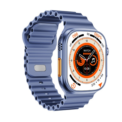 WS-E9 Ultra 2.2 inch IP67 Waterproof Ocean Silicone Band Smart Watch, Support Heart Rate / NFC, Ocean Silicone Band (Blue), Ocean Silicone Band (Orange), Ocean Silicone Band (Black), Ocean Silicone Band (Silver)