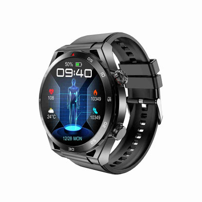 ET450 1.39 inch IP67 Waterproof Silicone Band Smart Watch, Support ECG / Non-invasive Blood Glucose Measurement, ET450 (Black), ET450 (Red), ET450 (Blue)