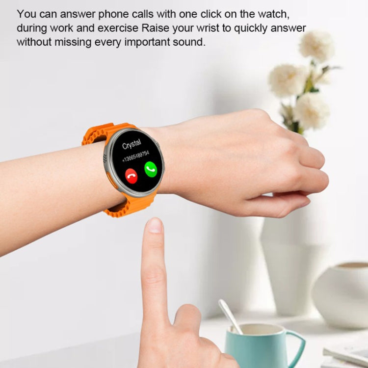 V3 Ultra Max 1.6 inch TFT Round Screen Smart Watch Supports Voice Calls/Blood Oxygen Monitoring