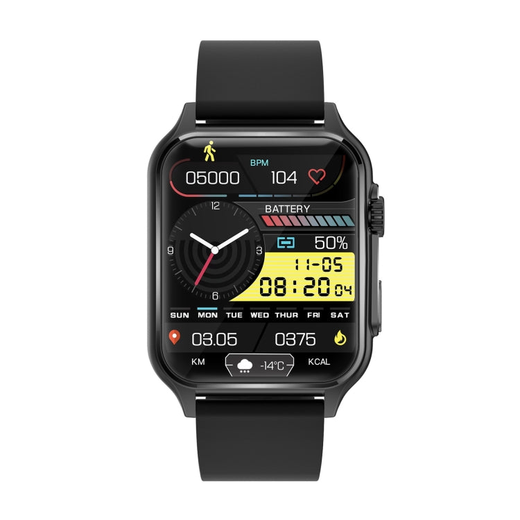 KT64 1.96 inch IPS Screen Smart Watch Supports Bluetooth Calls/Blood Oxygen Monitoring