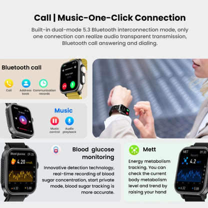 SPOVAN H6 1.83 inch TFT Screen Smart Watch Supports Bluetooth Call/Blood Oxygen Monitoring