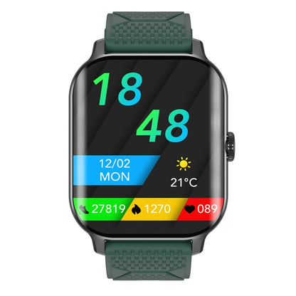 F12 2.02 inch Curved Screen Smart Watch Supports Voice Call/Blood Sugar Detection