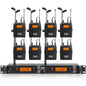 XTUGA RW2080 UHF Wireless Stage Singer In-Ear Monitor System, 2 BodyPacks, 4 BodyPacks, 5 BodyPacks, 6 BodyPacks, 8 BodyPacks, 10 BodyPacks