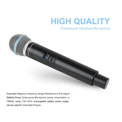 XTUGA A140-H Wireless Microphone System 4 Channel UHF Handheld Microphone, A140-H