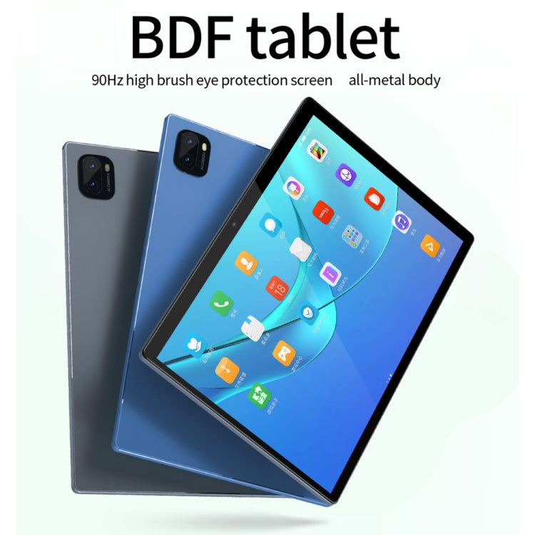 BDF P90 4G LTE Tablet PC 10.1 inch, Android 11 MTK6755 Octa Core, Support Dual SIM, EU Plug, 8GB+128GB