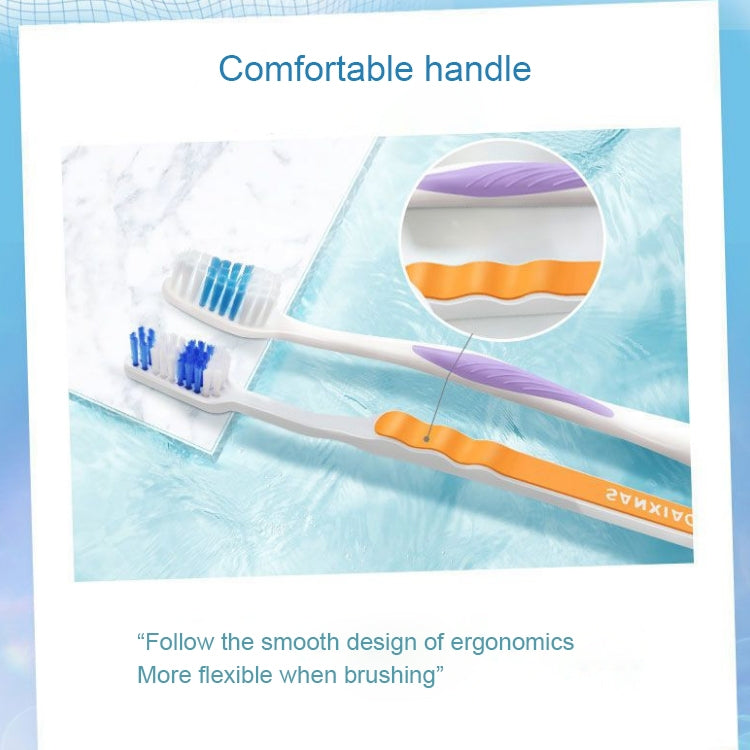 SANXIAO Deep Cleansing Soft Toothbrush / pc, Random Color