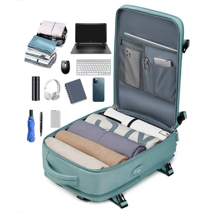 Outdoor Travel Large Capacity Shoulders Bag Laptop Backpack, Green, Black, Purple, Khaki, Pink, Dark Green, Army Green