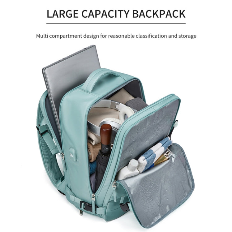 Outdoor Travel Large Capacity Shoulders Bag Laptop Backpack, Green, Black, Purple, Khaki, Pink, Dark Green, Army Green