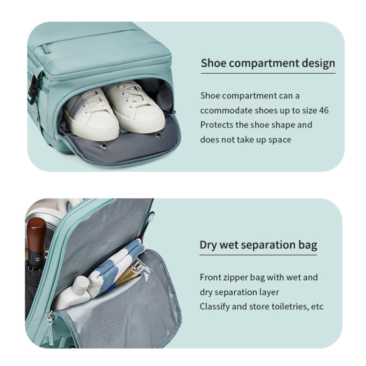 Outdoor Travel Large Capacity Shoulders Bag Laptop Backpack, Green, Black, Purple, Khaki, Pink, Dark Green, Army Green