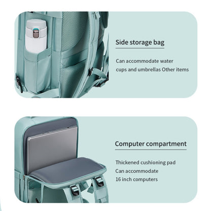 Outdoor Travel Large Capacity Shoulders Bag Laptop Backpack, Green, Black, Purple, Khaki, Pink, Dark Green, Army Green