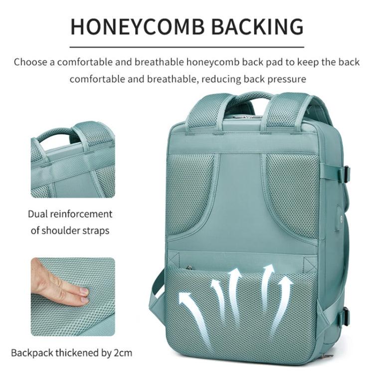 Outdoor Travel Large Capacity Shoulders Bag Laptop Backpack, Green, Black, Purple, Khaki, Pink, Dark Green, Army Green