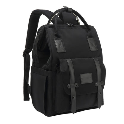 Multifunctional Mommy Bag Large Capacity Outgoing Baby Care Backpack, Grey, Blue, Black, Pink, Cartoon Bear, Classic Grey, Classic Black, Classic Blue