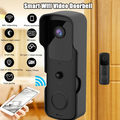 T30 Tuya Smart WiFi Visual Dingdong Doorbell with Battery Supports Two-Way Intercom & Night Vision, T30 with Dingdong