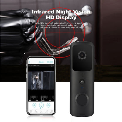 T30 Tuya Smart WiFi Visual Dingdong Doorbell with Battery Supports Two-Way Intercom & Night Vision, T30 with Dingdong