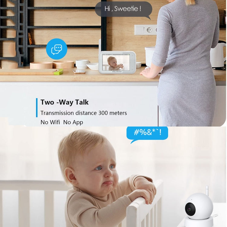 ABM201 4.5 inch Wireless Video Night Vision Baby Monitor Security Camera, ABM201