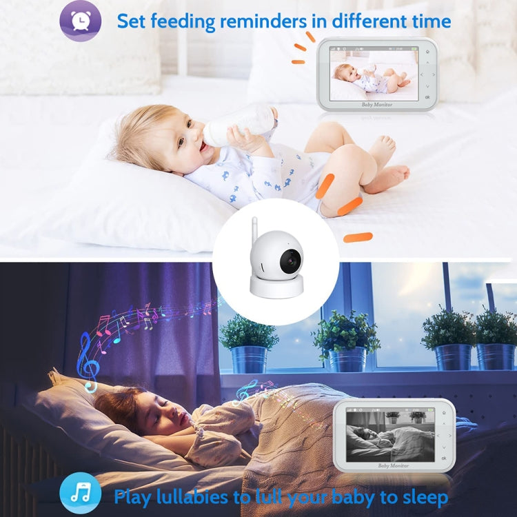 ABM201 4.5 inch Wireless Video Night Vision Baby Monitor Security Camera, ABM201