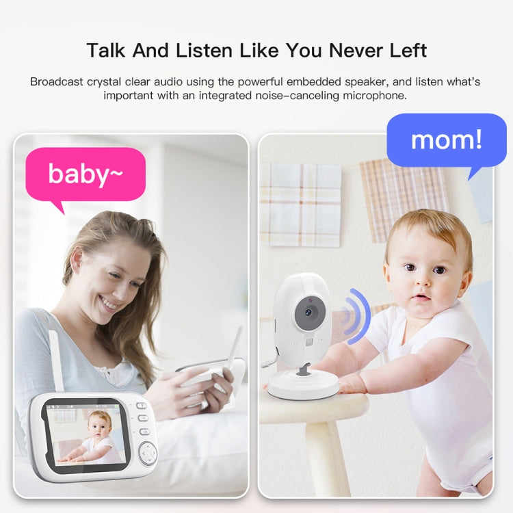 ABM600 3.5 inch Wireless Video Night Vision Baby Monitor Security Camera, ABM600