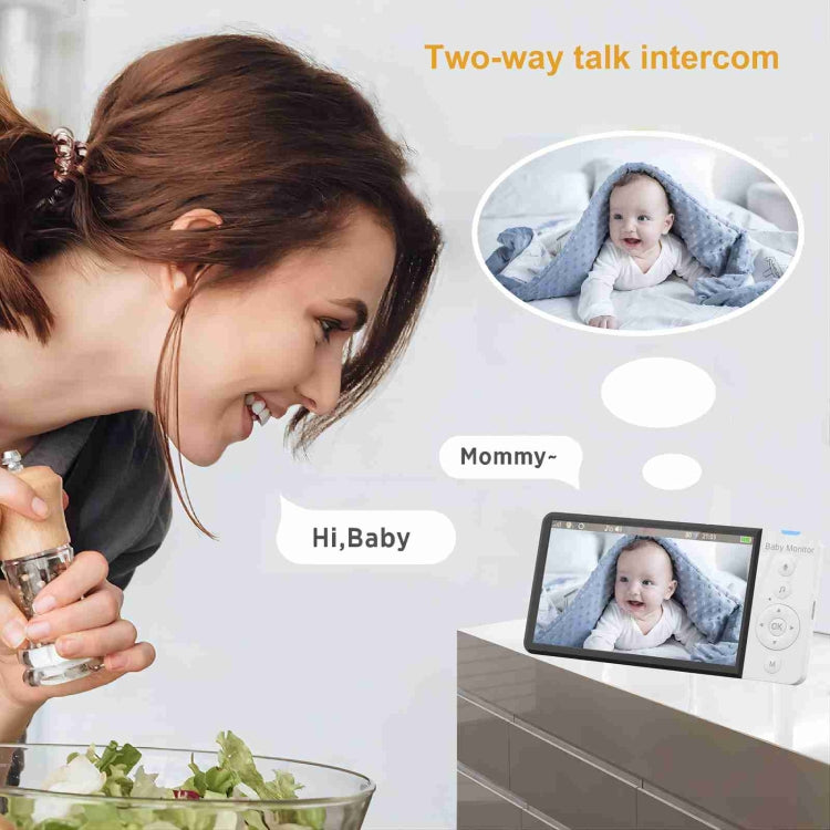 ABM700 5 inch Wireless Video Night Vision Baby Monitor Security Camera, ABM700