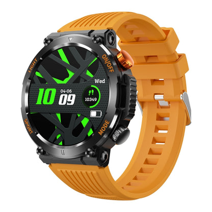 HT17 1.46 inch Round Screen Bluetooth Smart Watch, Support Health Monitoring & 100+ Sports Modes