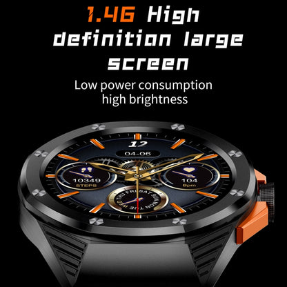 HT8 1.46 inch Round Screen Bluetooth Smart Watch, Support Health Monitoring & 100+ Sports Modes & Alipay